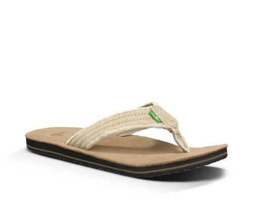 Tong Sanuk Fraid Not Homme - Kaki RHQFCS907